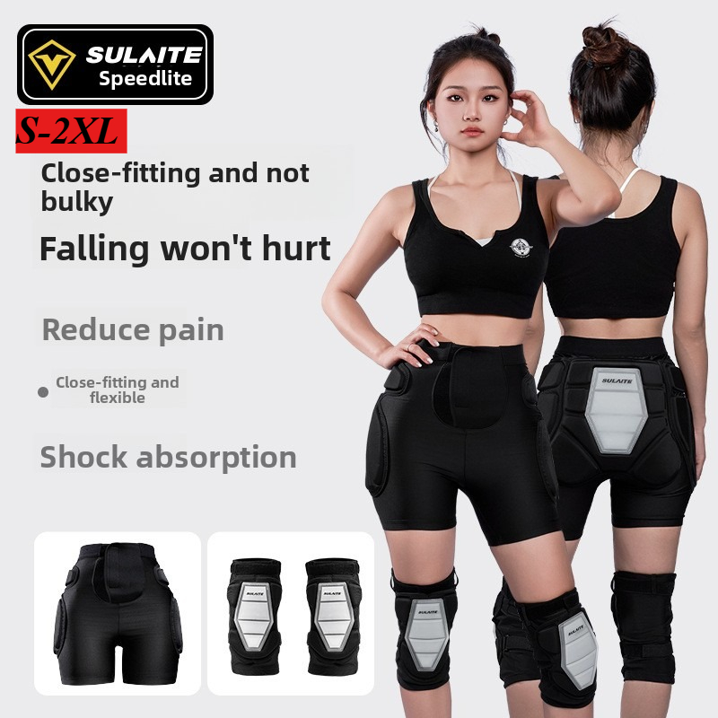 Cycling Gear Pants - SULAITE motorfiets heupbeschermingsuitrusting buiten rolschaatsen ski