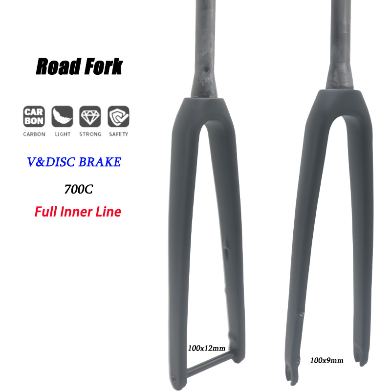 Cycling Gear Inches - Nieuwe Racefiets Carbon Fiber Vork 700Cx32mm