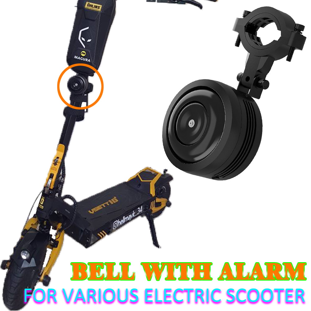 Bike Bell - 125db waarschuwingsbel voor elektrische scooters, elektrische