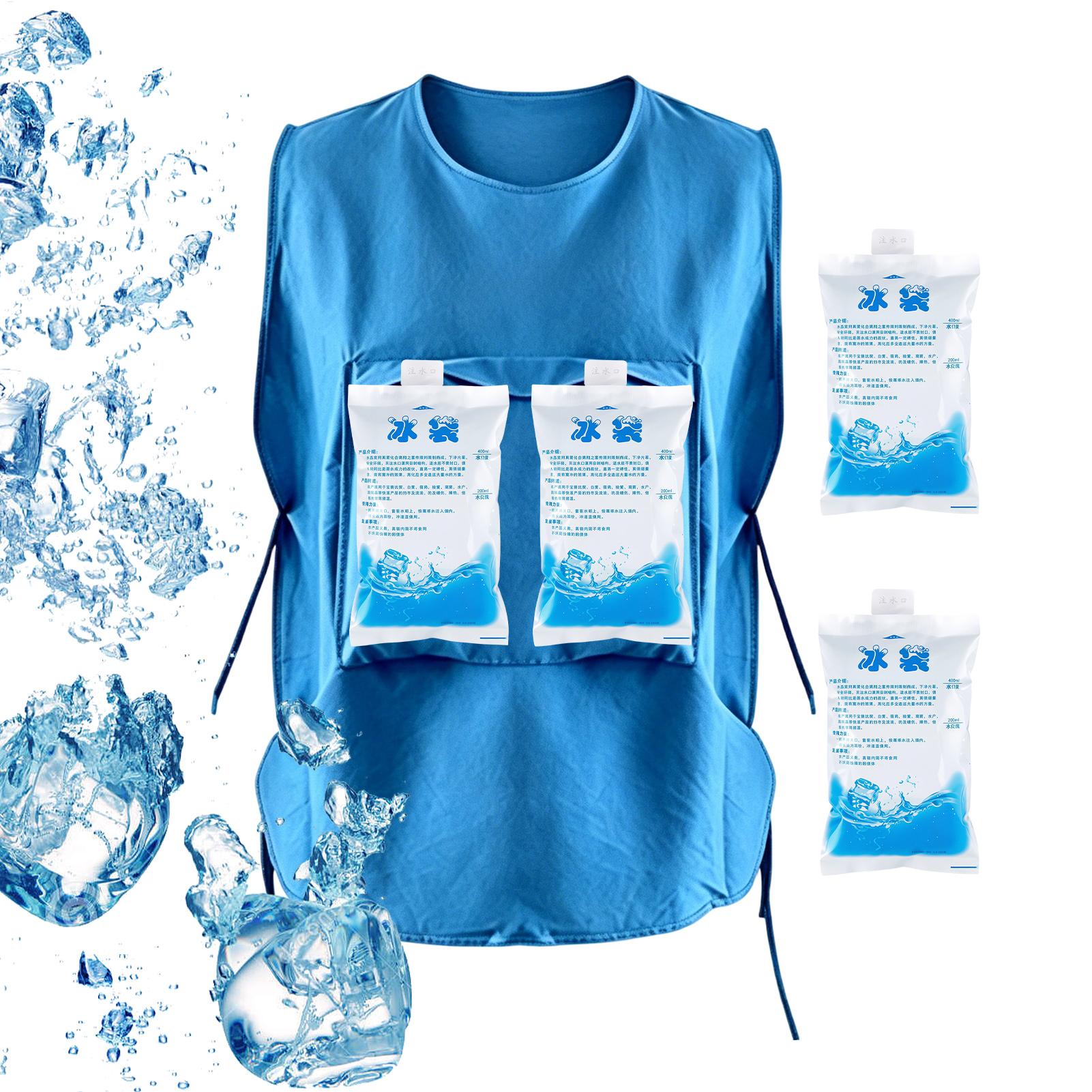 Cycling Heat Gear - 4 Gel Ice Packs Koelvest Herbruikbaar
