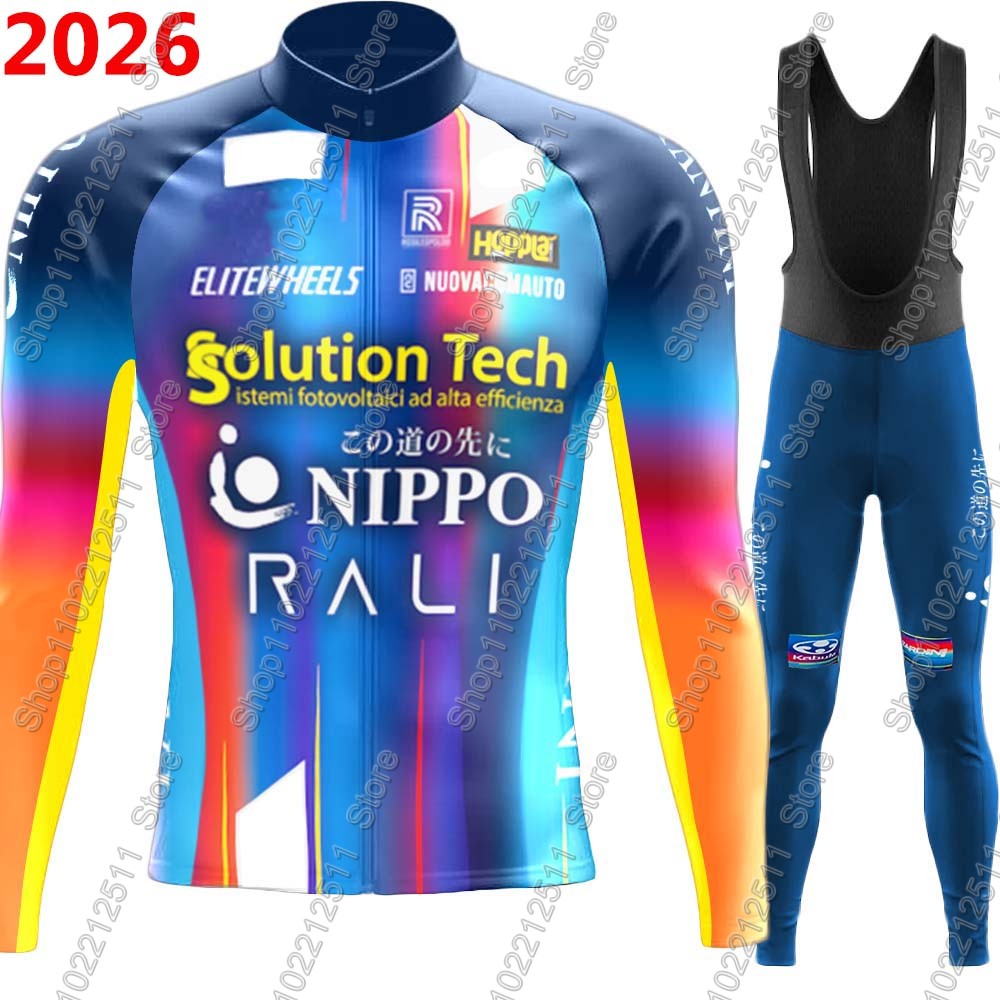 Cycling Gear Italy - Team Solution Tech 2026 Fietsshirtset Nippo-Italië