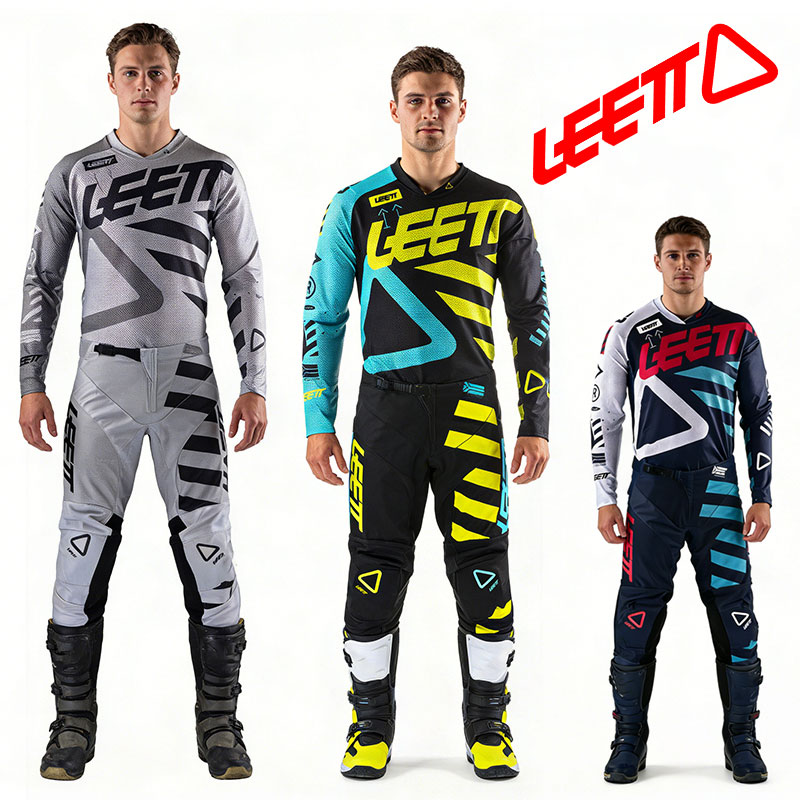 Cycling Gear Pants - Motocrossuitrusting Grijs Naamnummer Aanpassen Racepak Off-road