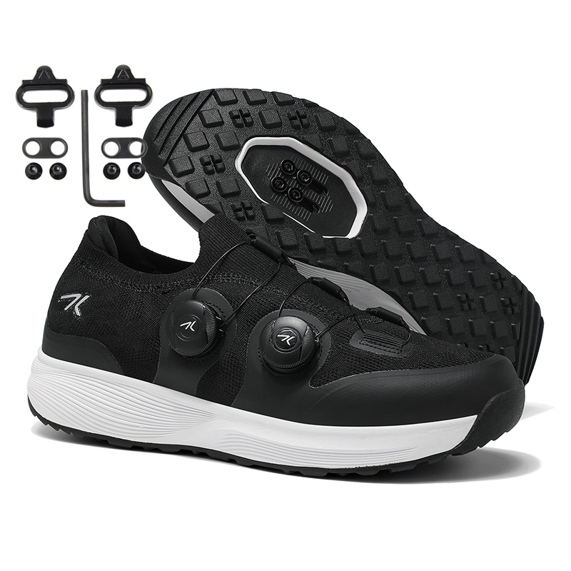 Road Bike Cleats - MTB Fietschoenen Heren Cleatschoenen Platte Pedalen