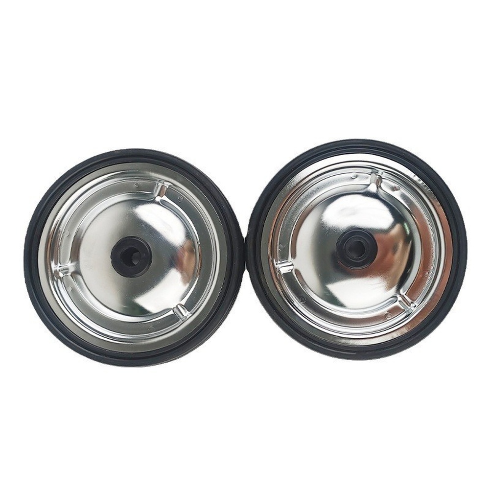 Cycling Gear Inches - 2-delige zilveren steunwielset voor 16-24 inch