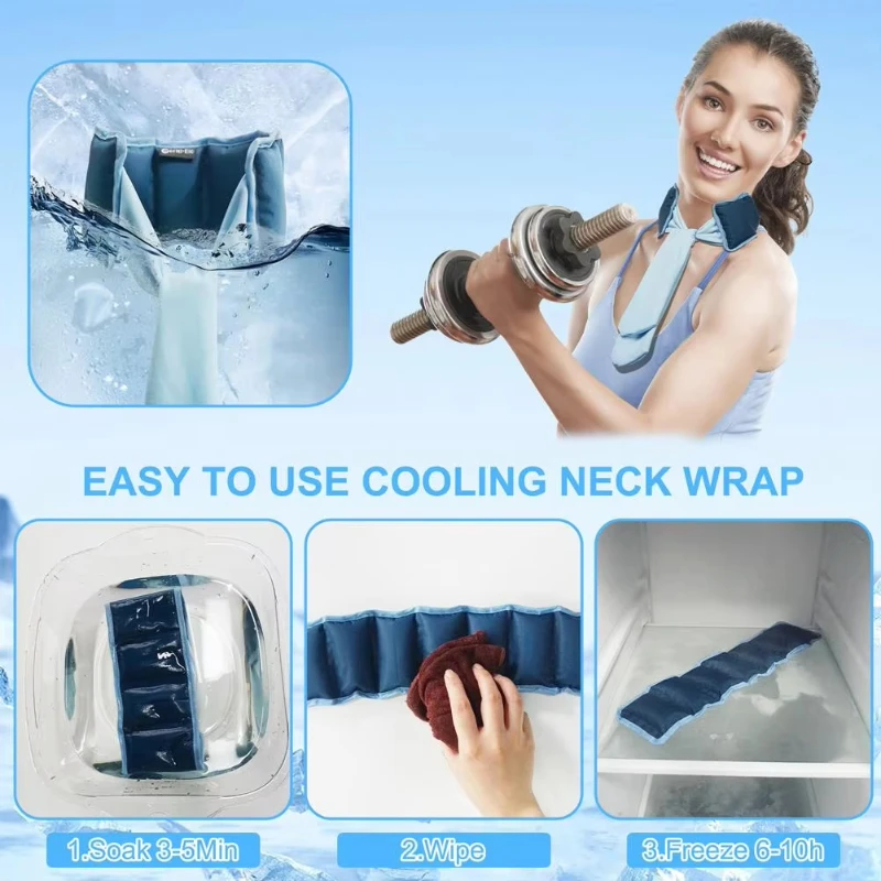 Koelende ijssjaal voor nekverk - Cycling Heat Gear recensie en prijs