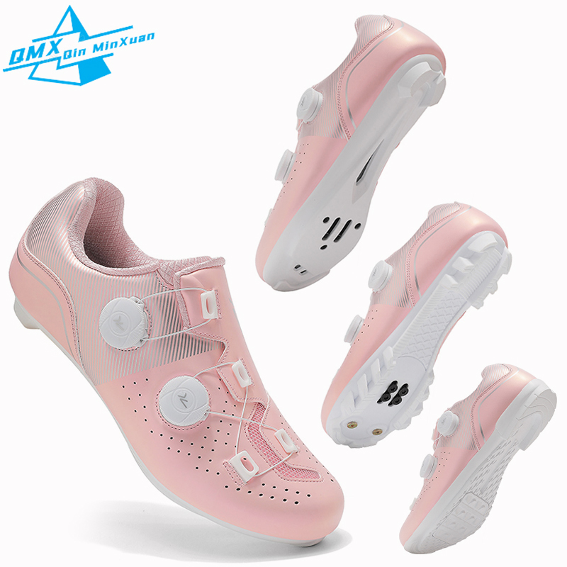 Roze racefiets fietsschoenen h - Road Bike Cleats recensie en prijs