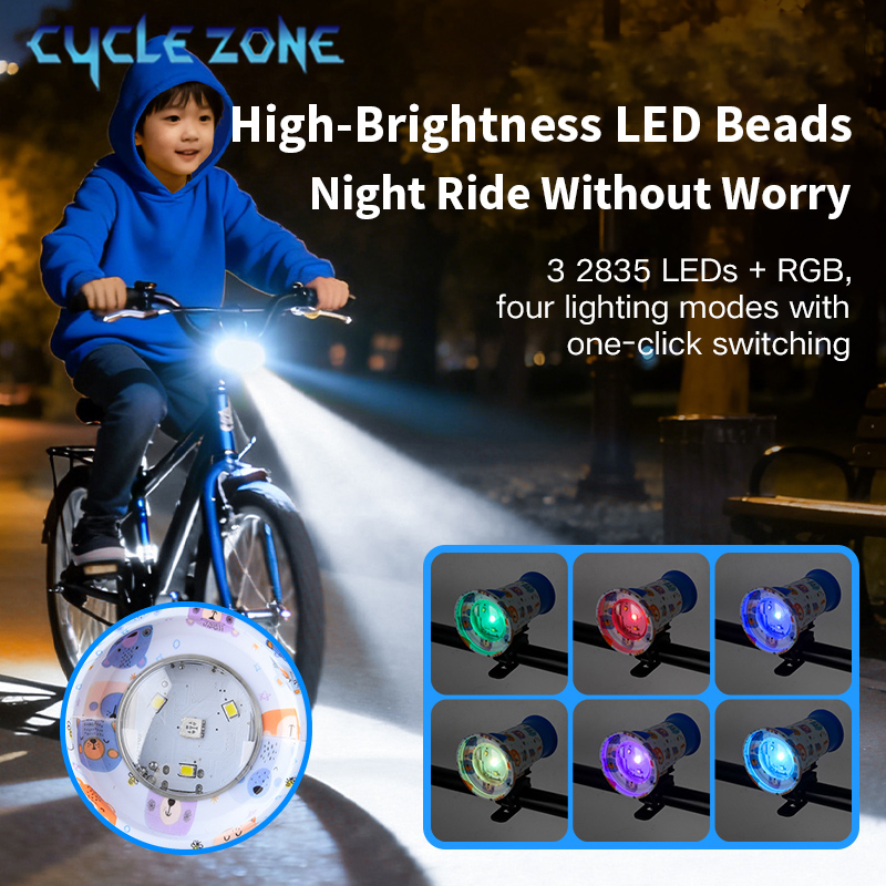 Kinderfietslamp met claxon TYP - Bike Bell recensie en prijs