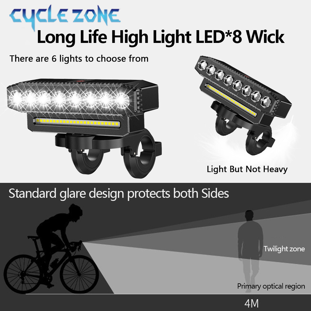 Fietskoplamp met hoorn Oplaadb - Bike Bell recensie en prijs